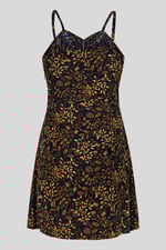 Women's Cami Mini Dress with Ruched Front