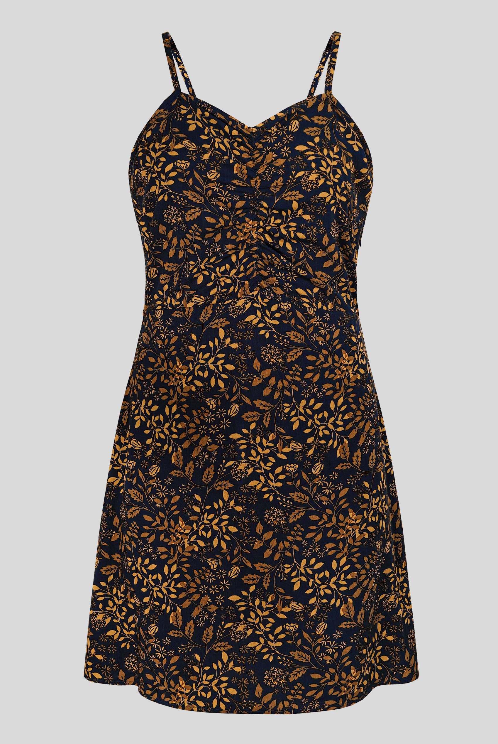 Women's Cami Mini Dress with Ruched Front