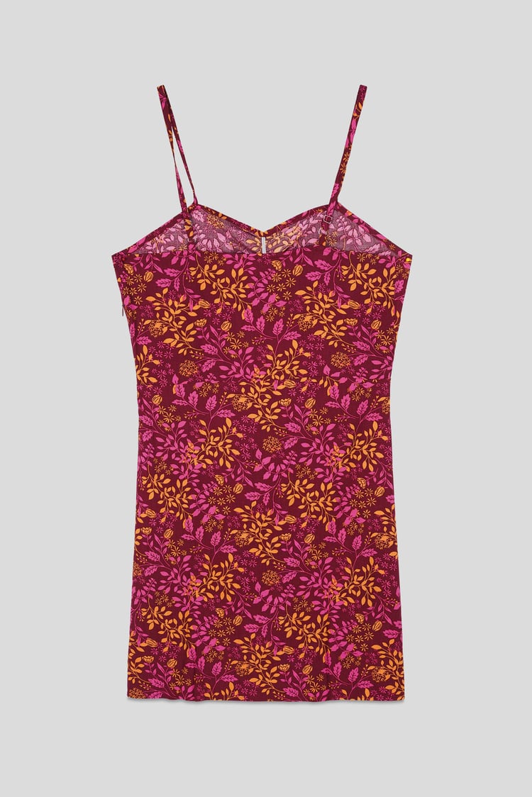 Women's Cami Mini Dress with Ruched Front