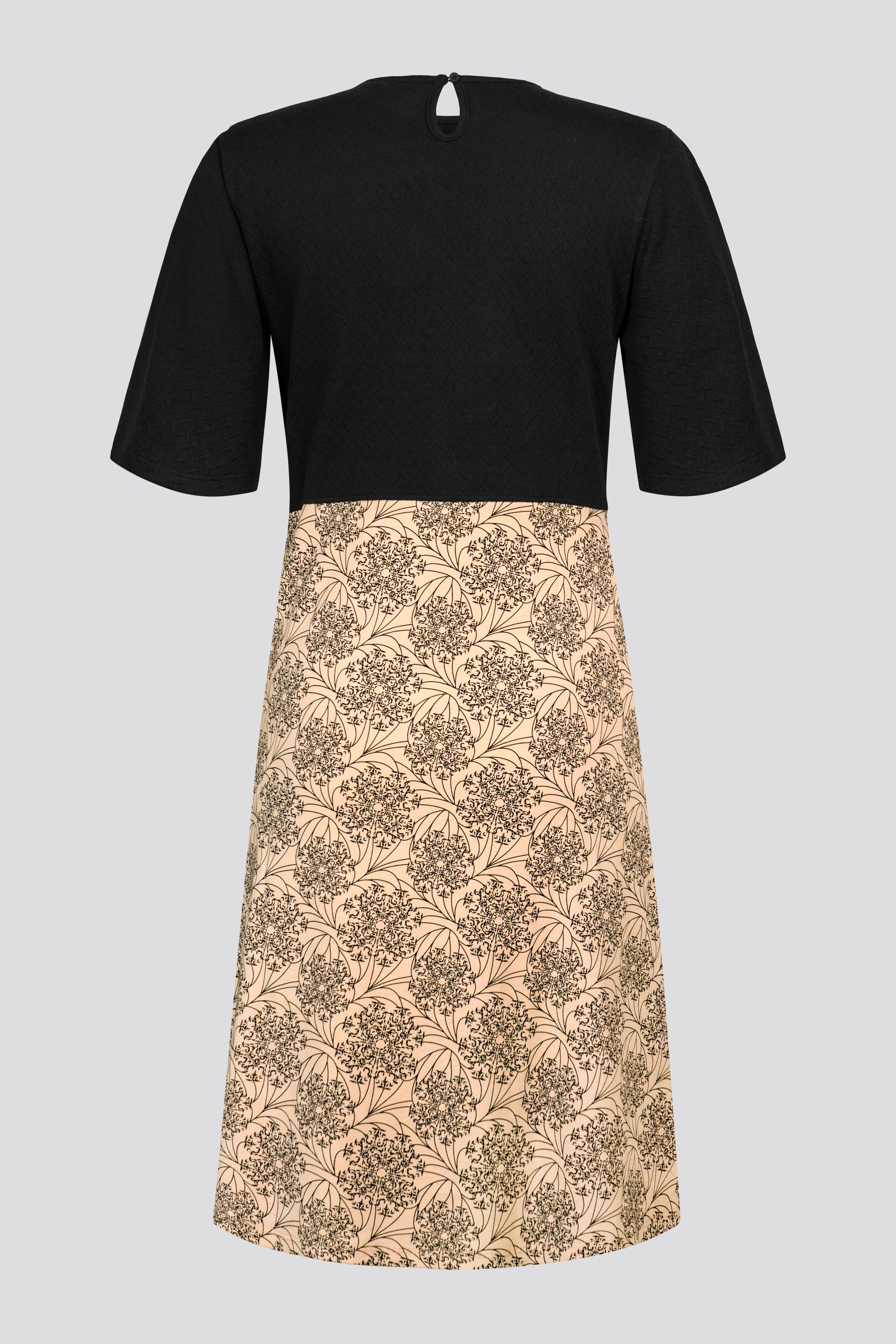 Printed Skirt Detail Design Jersey Dress