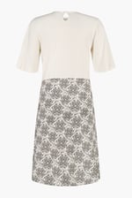 Printed Skirt Detail Design Jersey Dress