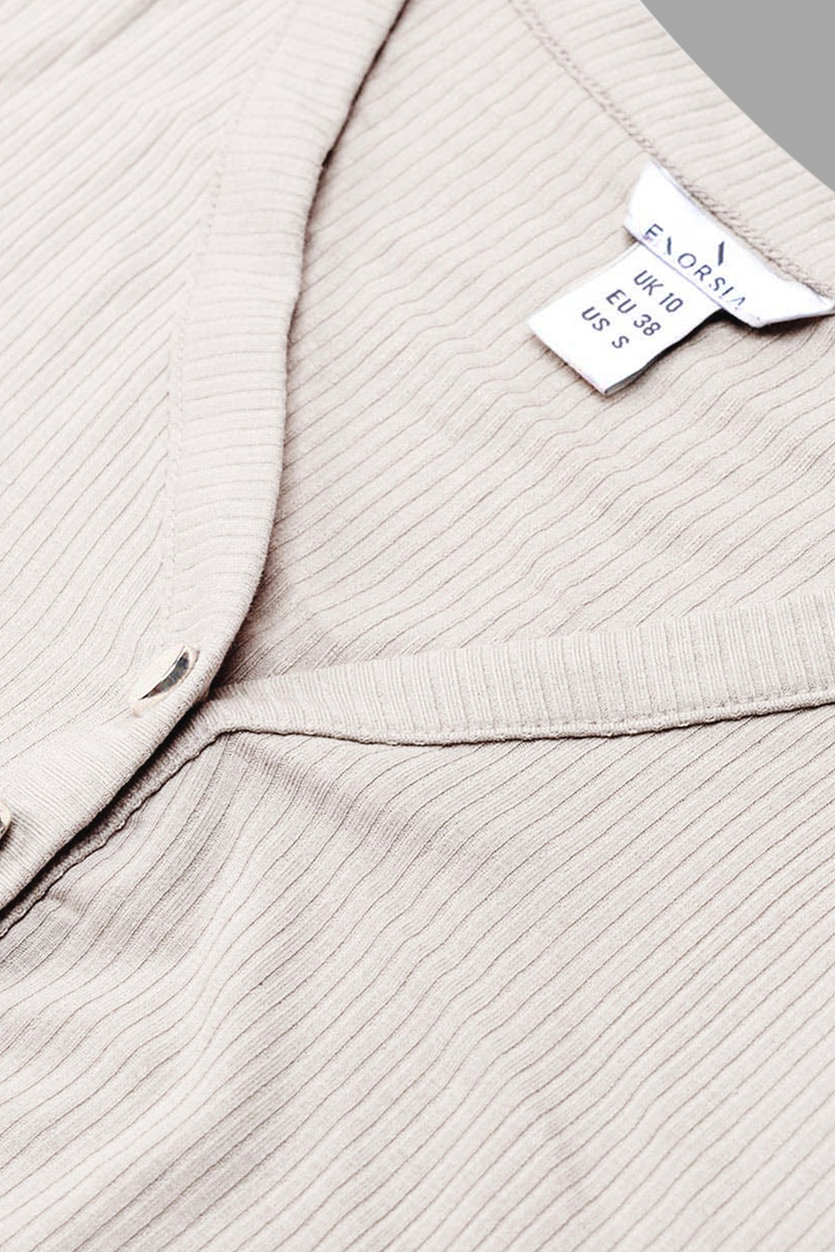 Womens Front Slit Ribbed Midi Dress