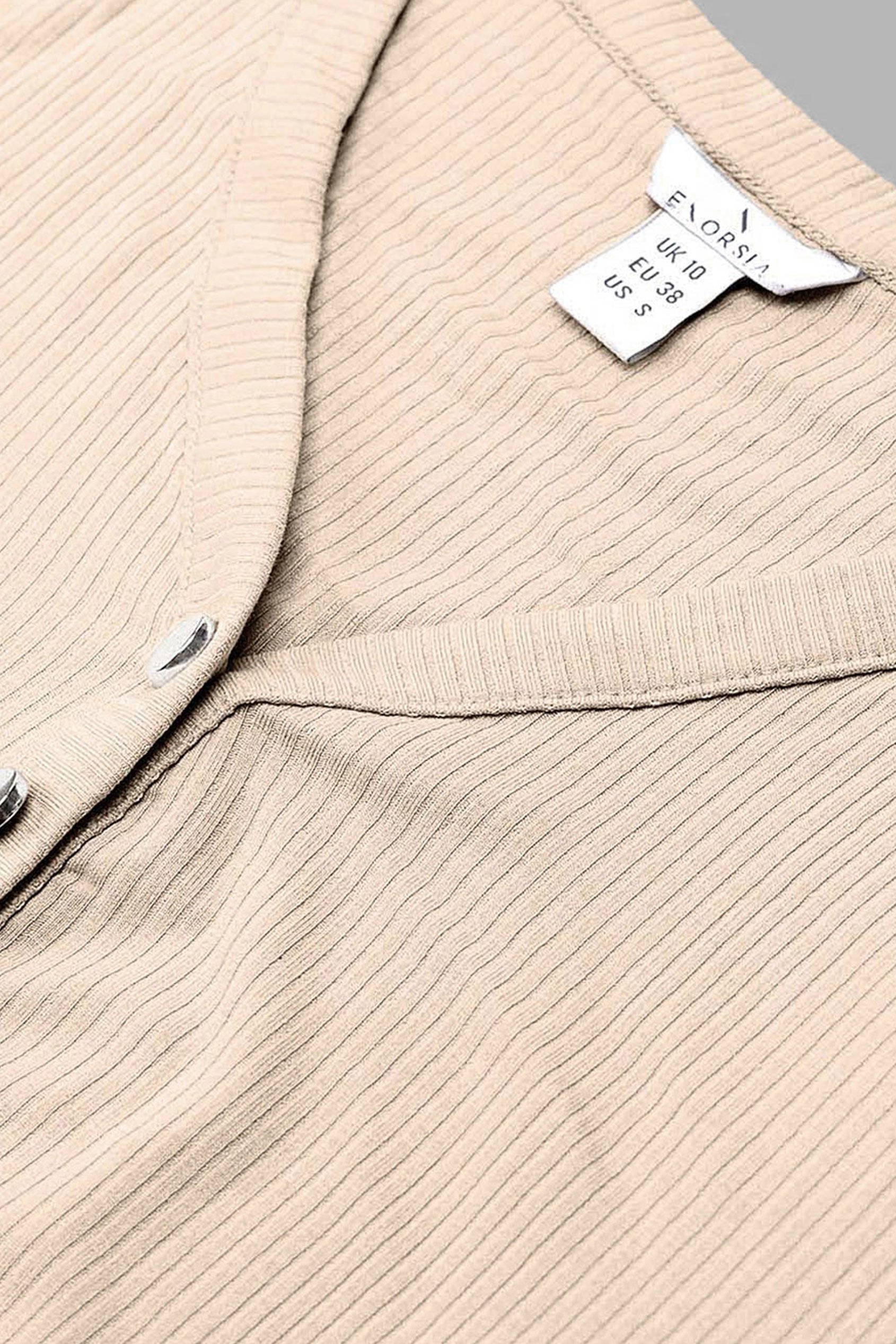 Womens Front Slit Ribbed Midi Dress