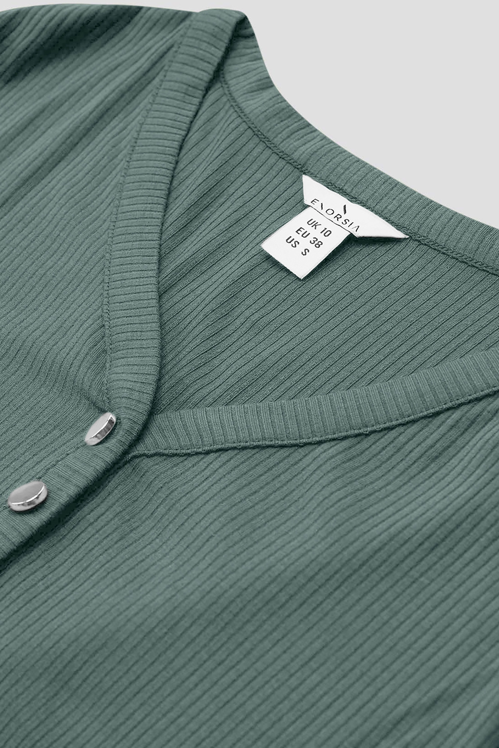 Womens Front Slit Ribbed Midi Dress