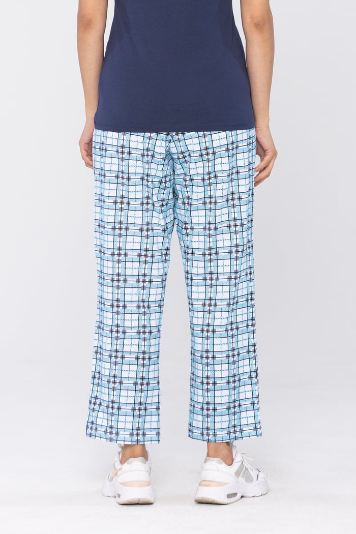 Geo Print Wide Leg Pyjamas
