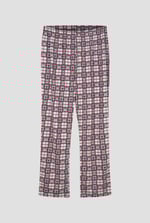 Geo Print Wide Leg Pyjamas