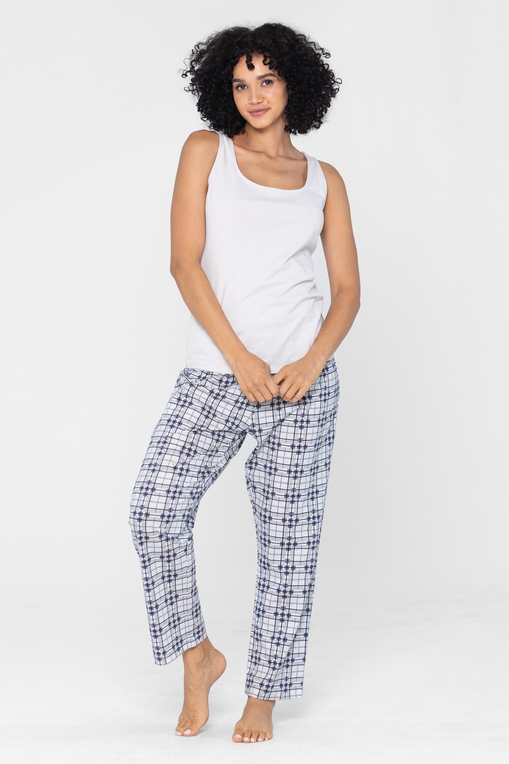 Geo Print Wide Leg Pyjamas