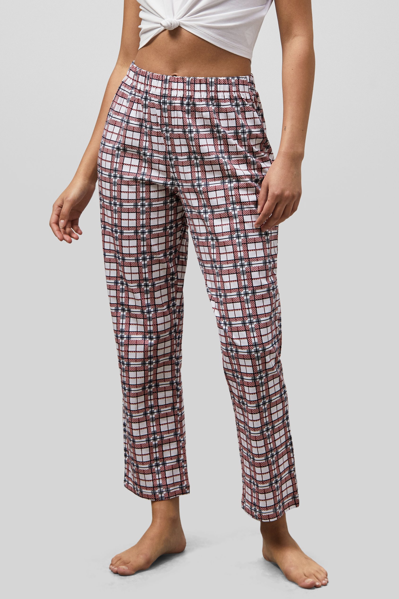 Geo Print Wide Leg Pyjamas