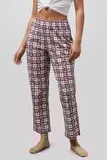Geo Print Wide Leg Pyjamas