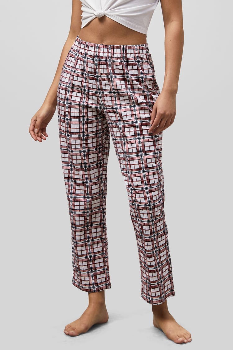Geo Print Wide Leg Pyjamas