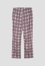 Geo Print Wide Leg Pyjamas