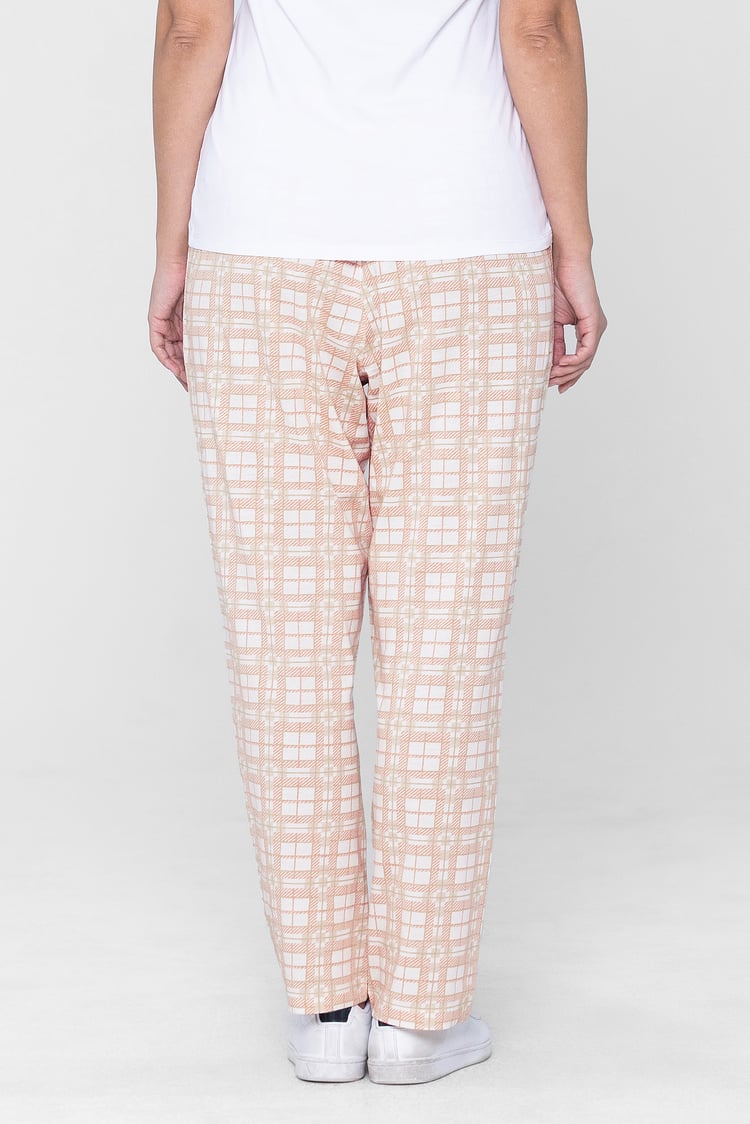 Geo Print Wide Leg Pyjamas