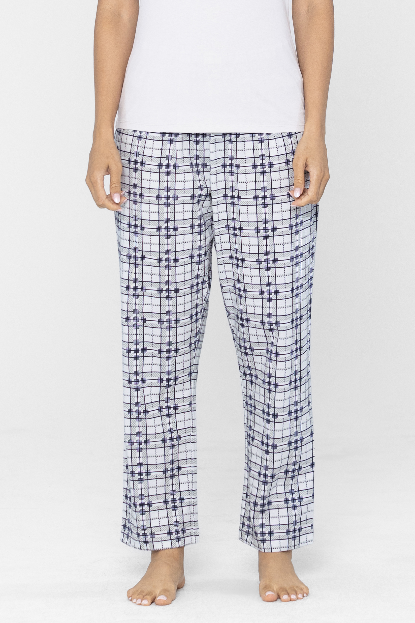 Geo Print Wide Leg Pyjamas