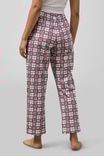 Geo Print Wide Leg Pyjamas