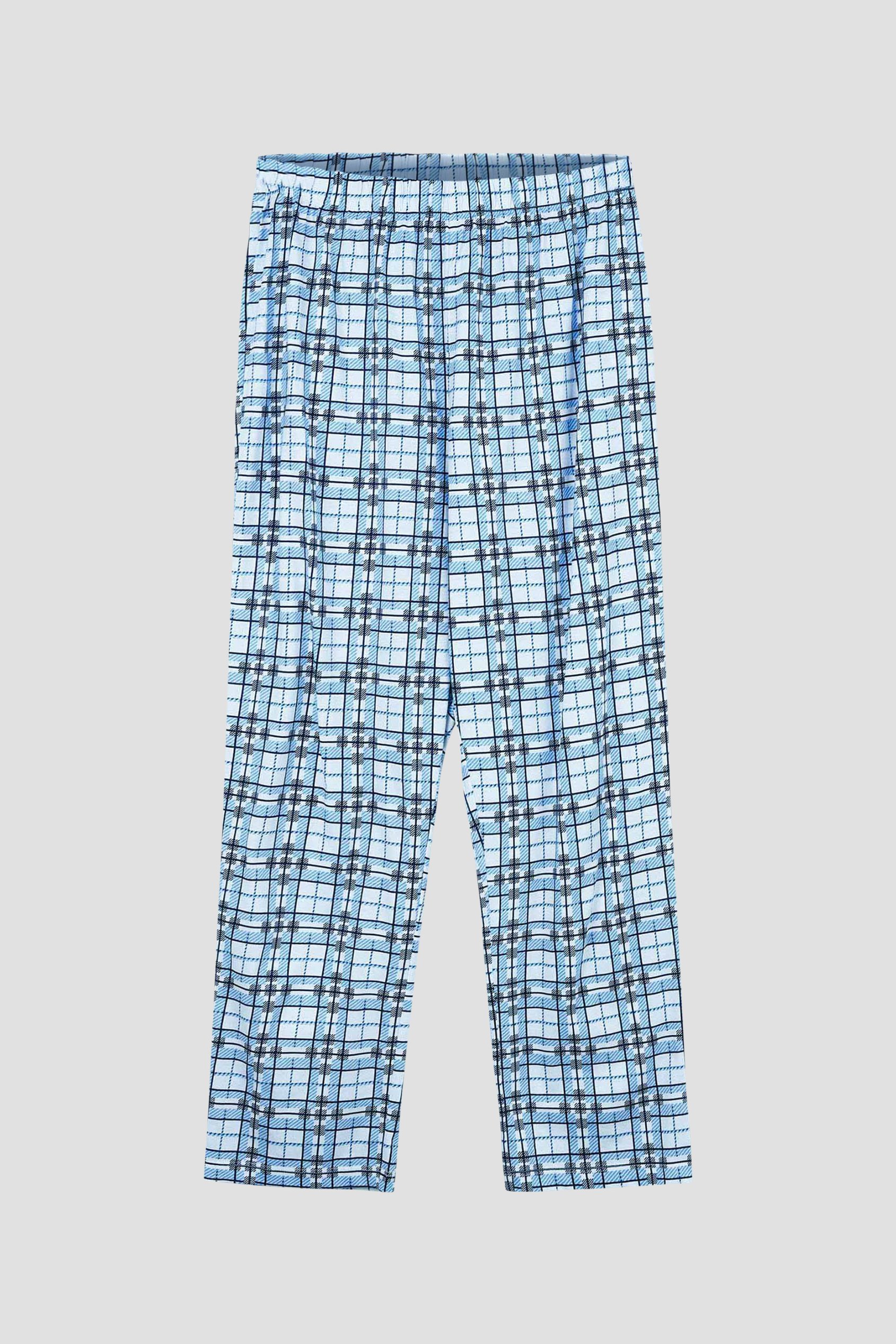 Geo Print Wide Leg Pyjamas