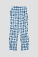 Geo Print Wide Leg Pyjamas