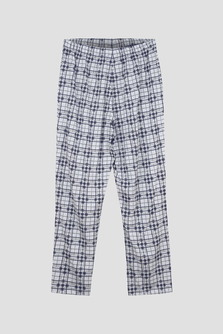 Geo Print Wide Leg Pyjamas