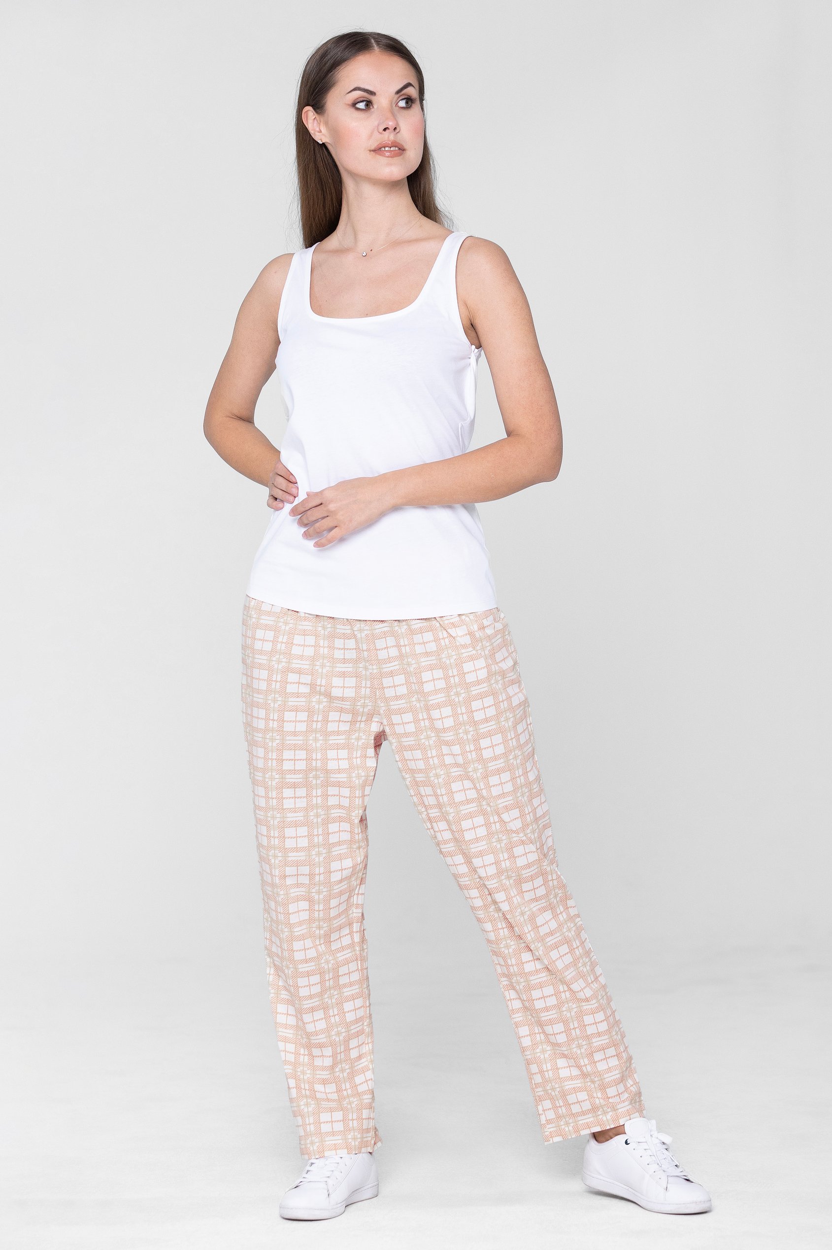 Geo Print Wide Leg Pyjamas