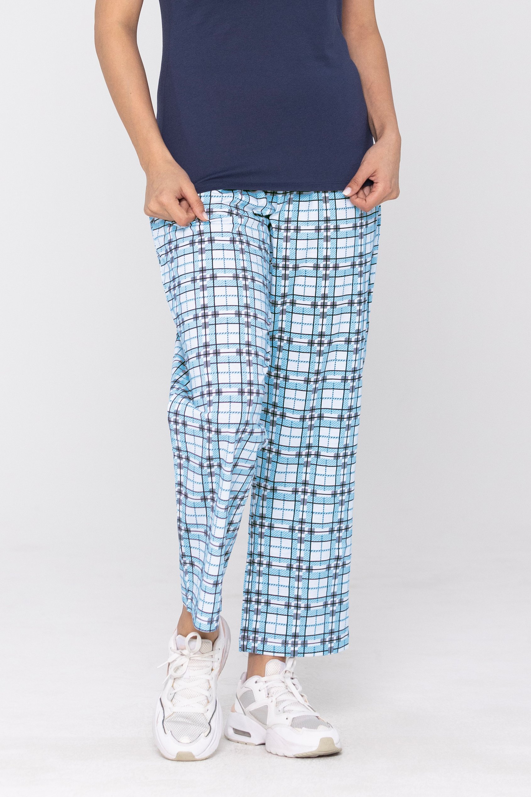 Geo Print Wide Leg Pyjamas