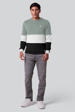 Long Sleeve Colourblock Sweatshirts