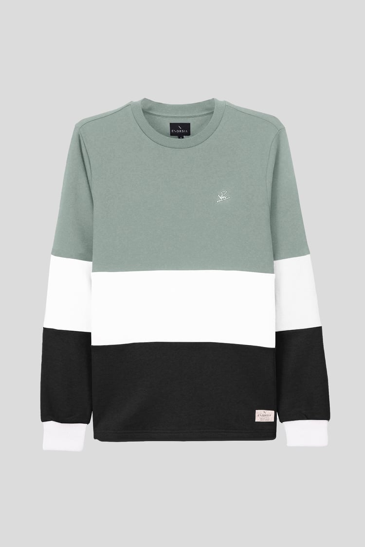Long Sleeve Colourblock Sweatshirts