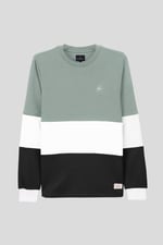 Long Sleeve Colourblock Sweatshirts