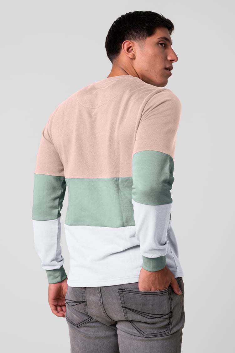 Long Sleeve Colourblock Sweatshirts