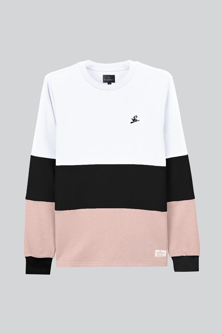 Long Sleeve Colourblock Sweatshirts