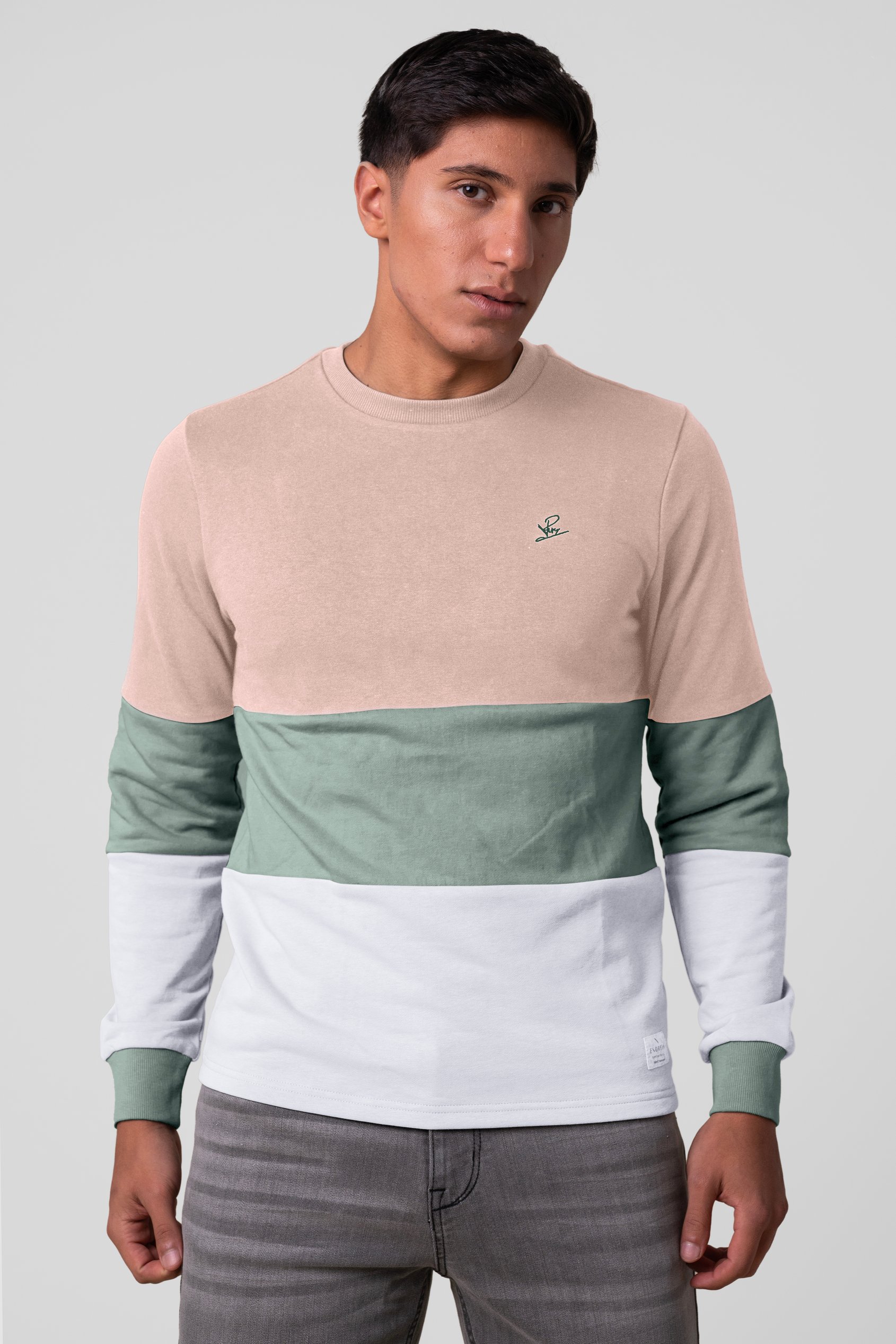 Long Sleeve Colourblock Sweatshirts