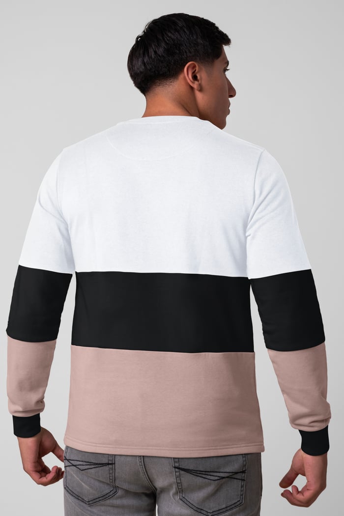 Long Sleeve Colourblock Sweatshirts