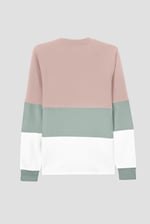 Long Sleeve Colourblock Sweatshirts