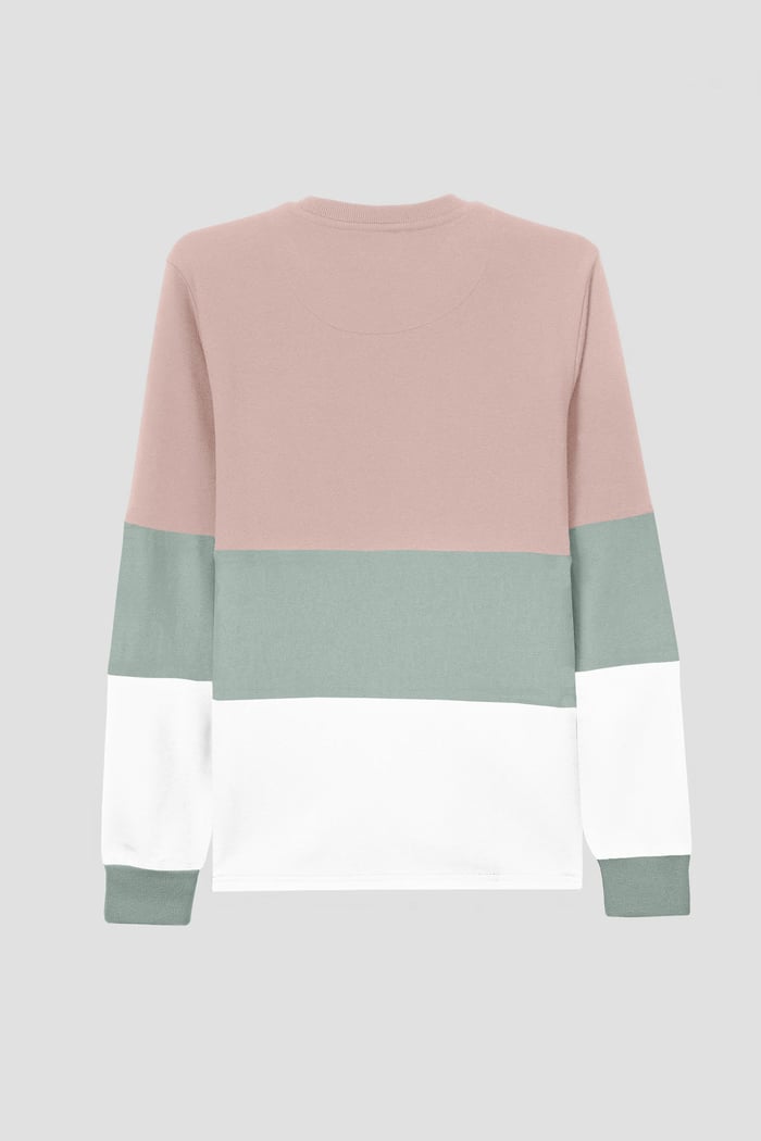 Long Sleeve Colourblock Sweatshirts