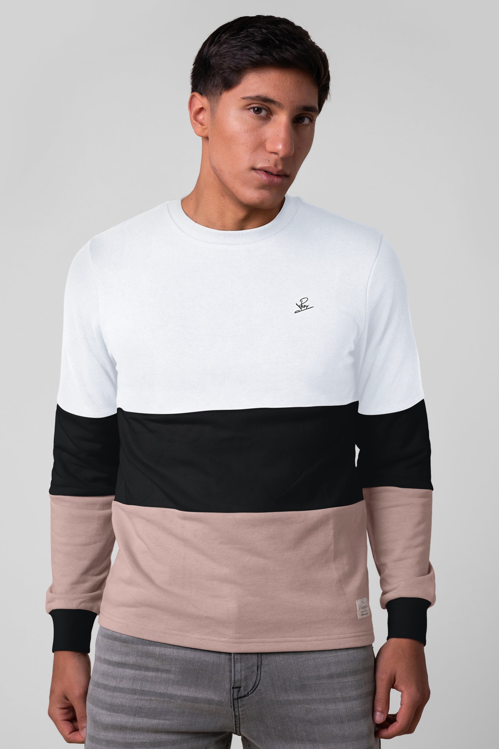 Long Sleeve Colourblock Sweatshirts