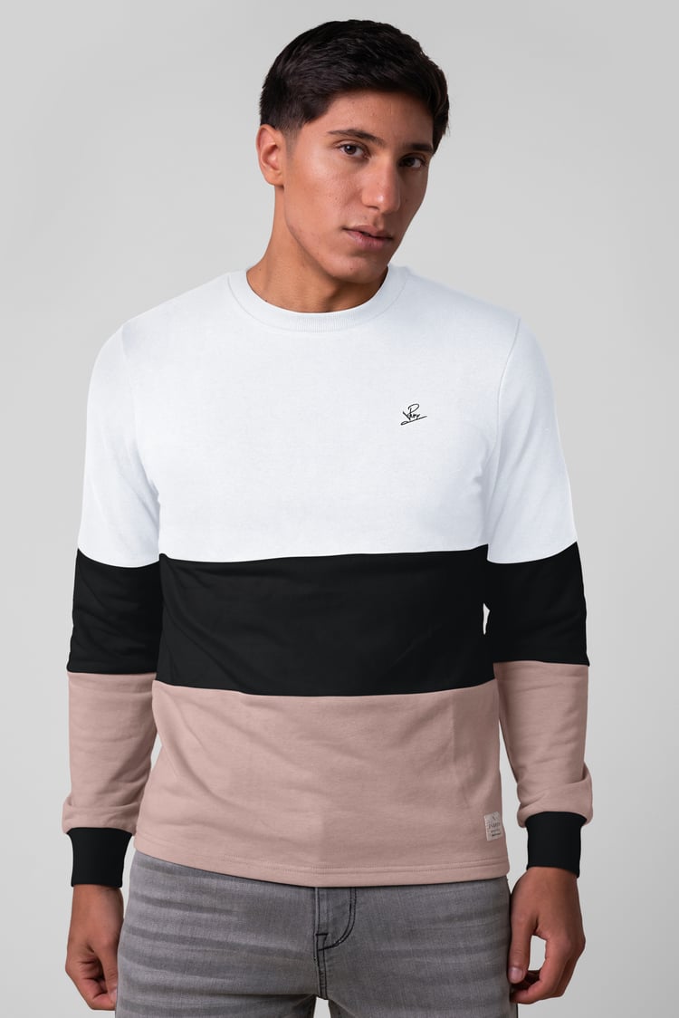 Long Sleeve Colourblock Sweatshirts