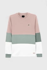 Long Sleeve Colourblock Sweatshirts