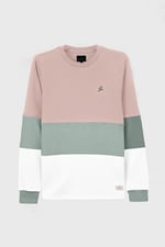 Long Sleeve Colourblock Sweatshirts