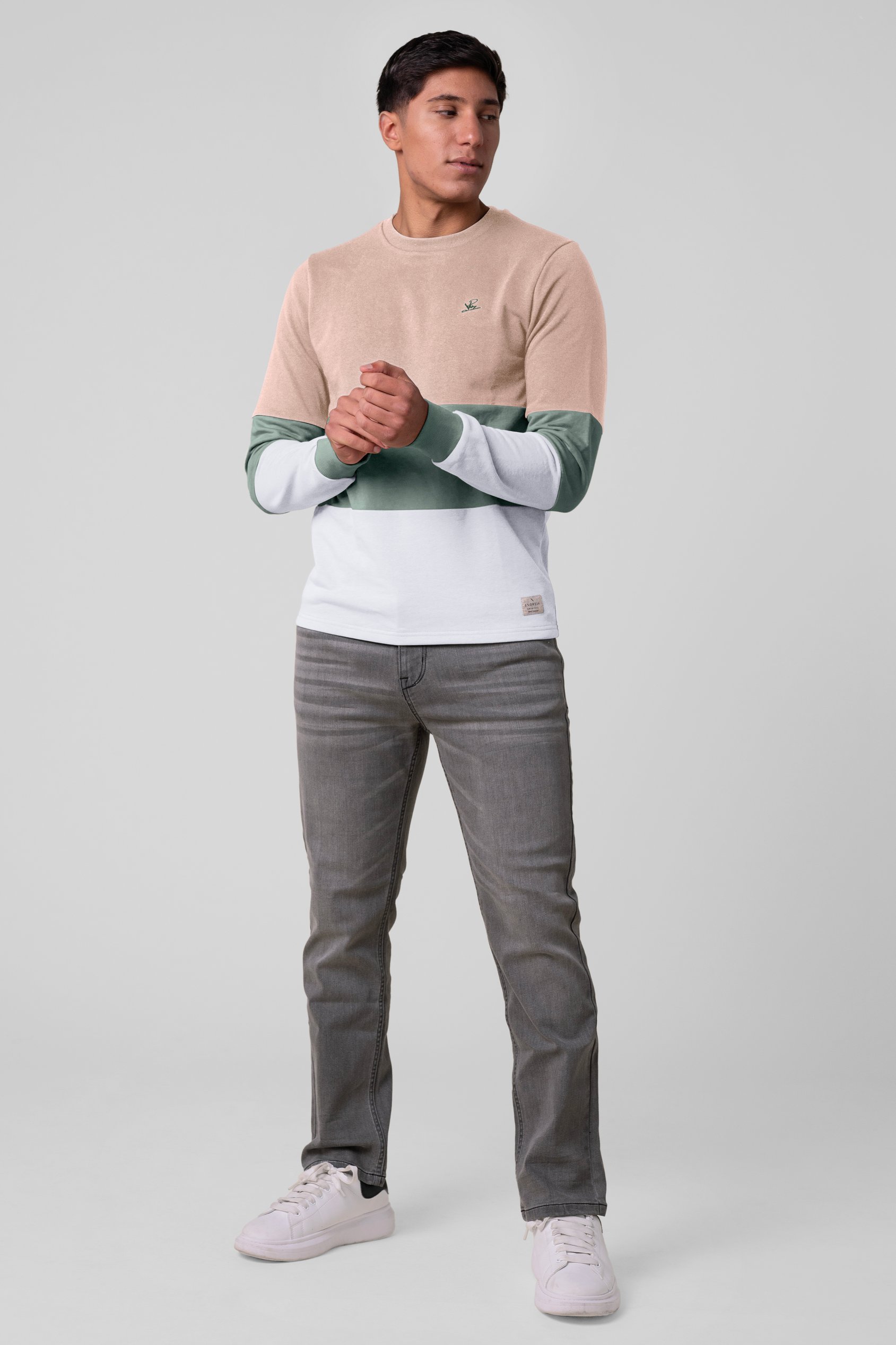 Long Sleeve Colourblock Sweatshirts