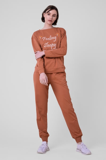 Green Feeling Sleepy Long Sleeve Pyjama Set