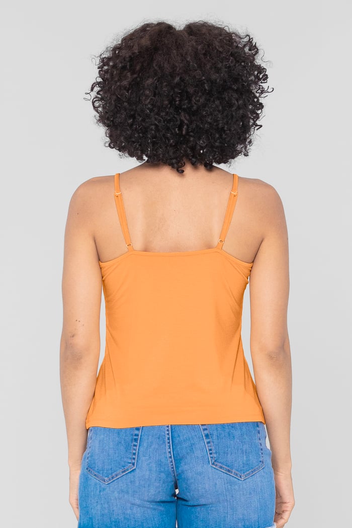 Key Hole Tie Detail Cami