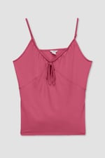 Key Hole Tie Detail Cami