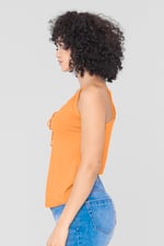 Key Hole Tie Detail Cami