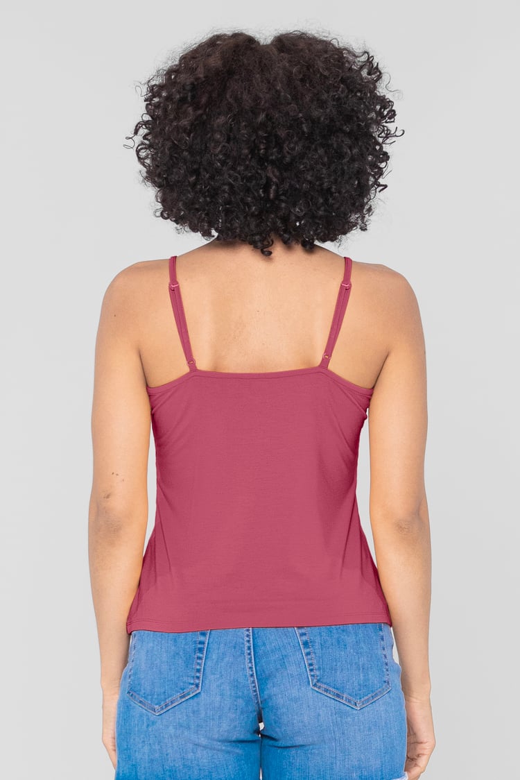 Key Hole Tie Detail Cami