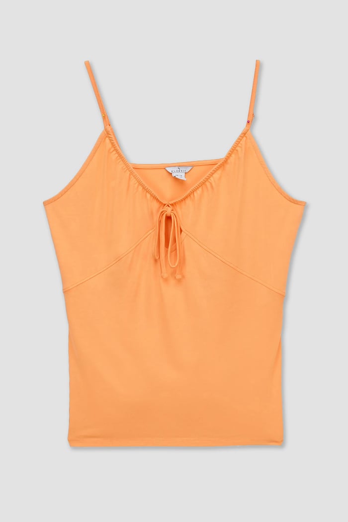 Key Hole Tie Detail Cami