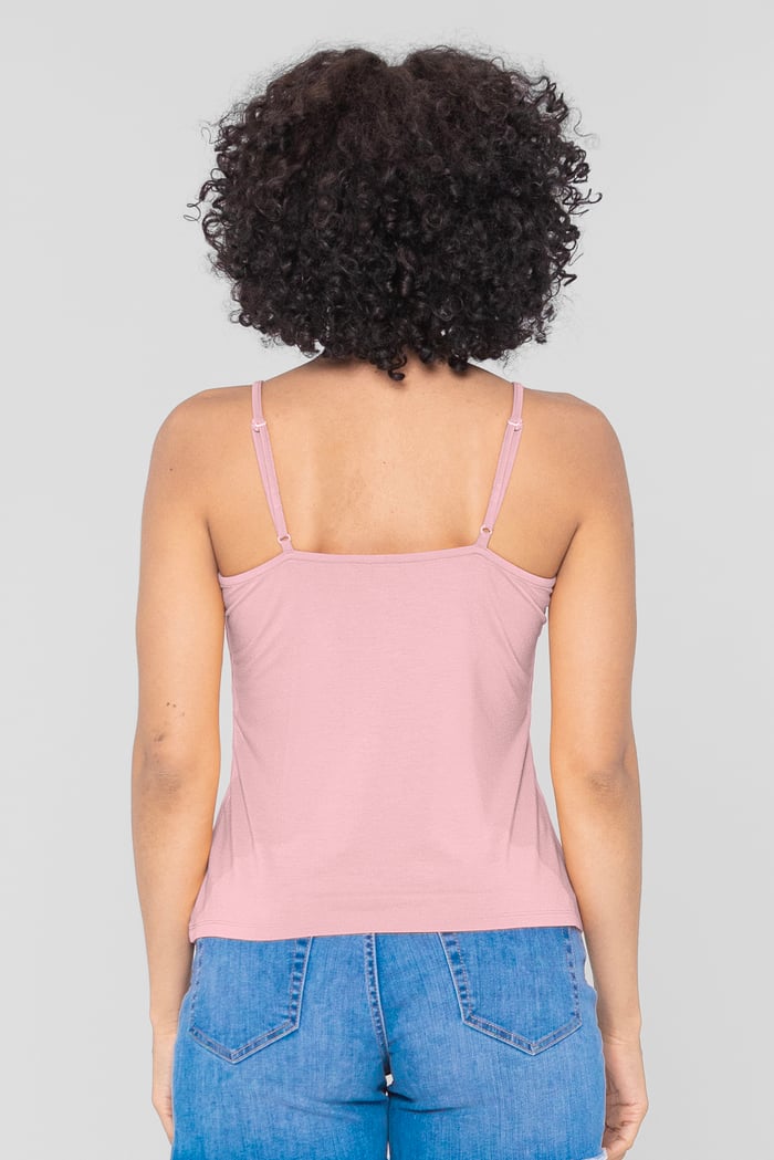 Key Hole Tie Detail Cami