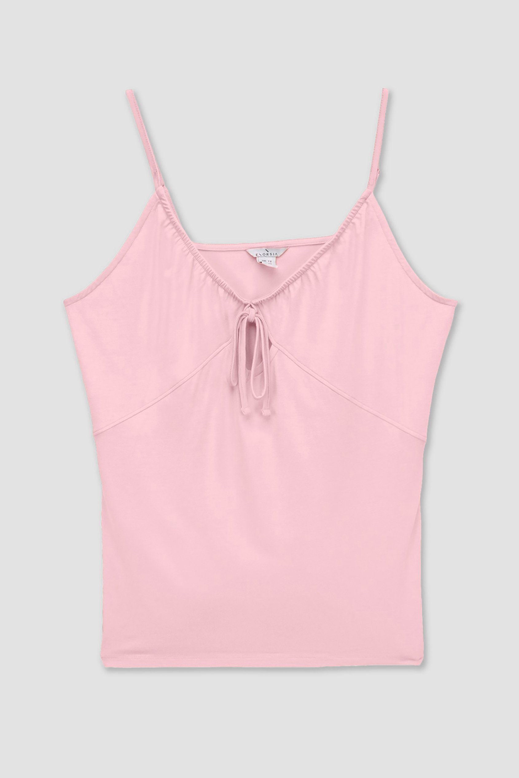 Key Hole Tie Detail Cami