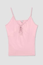 Key Hole Tie Detail Cami