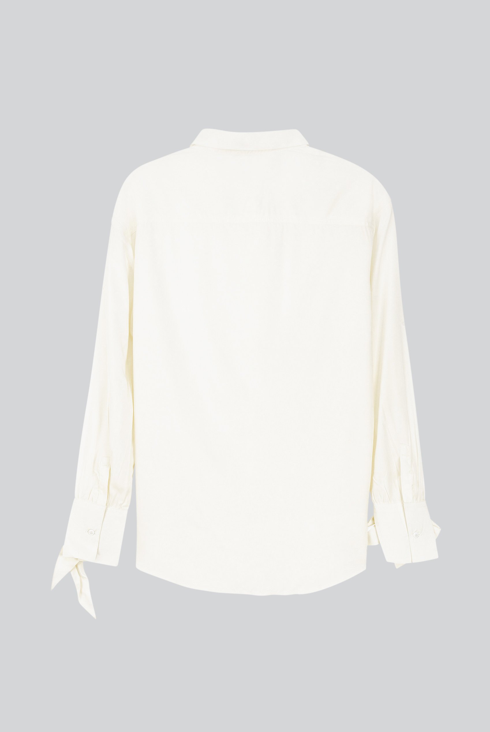 Tie-Cuff LS Viscose Shirt