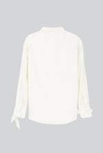 Tie-Cuff LS Viscose Shirt