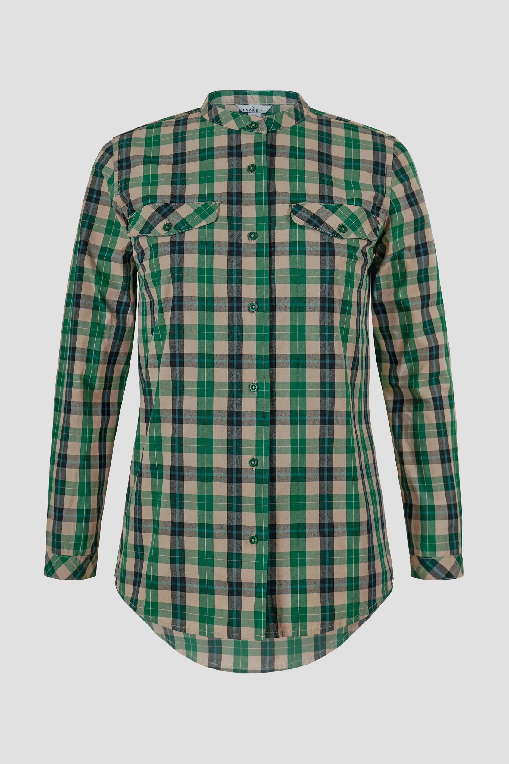 Womens Regular Fit Paper-Touch Poplin Shirt