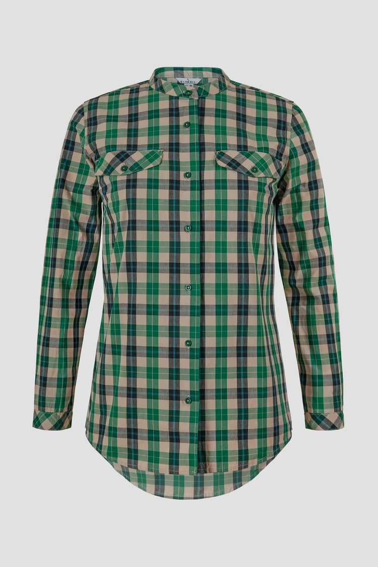 Womens Regular Fit Paper-Touch Poplin Shirt